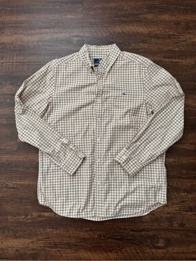 Vineyard Vines Classic Fit Men’s Long Sleeve Whale Dress Shirt | 100% Cotton